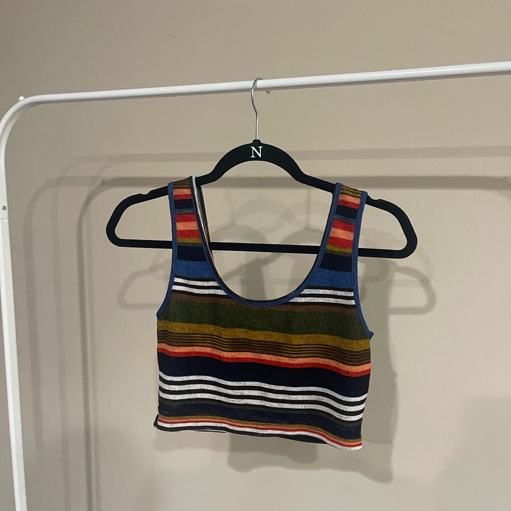 MULTICOLOR CROP TOP